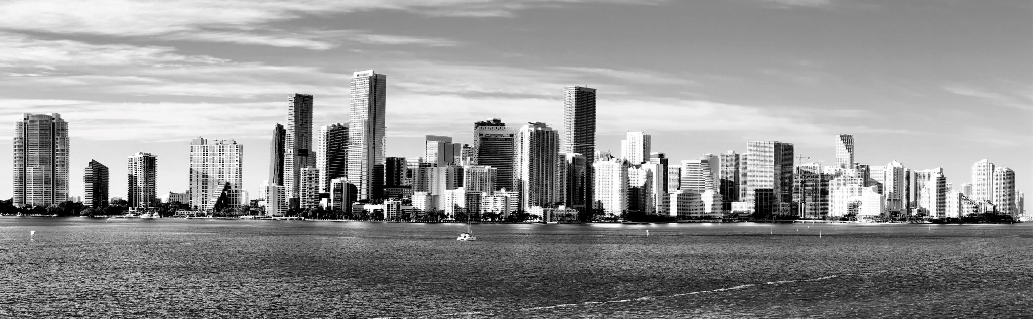 High rise building shaping the skyline in Miami